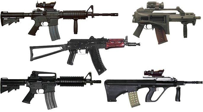 Các loại súng trường (ảnh minh họa)